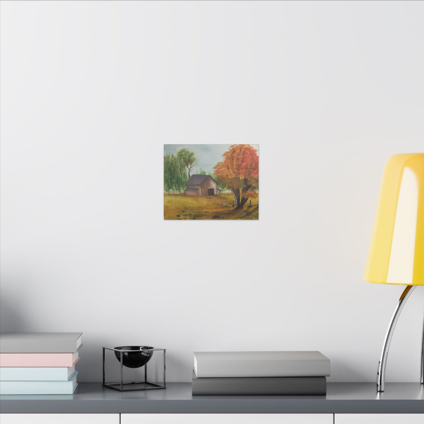 "Brown Barn" Canvas Print — Matte Stretched Wall Art