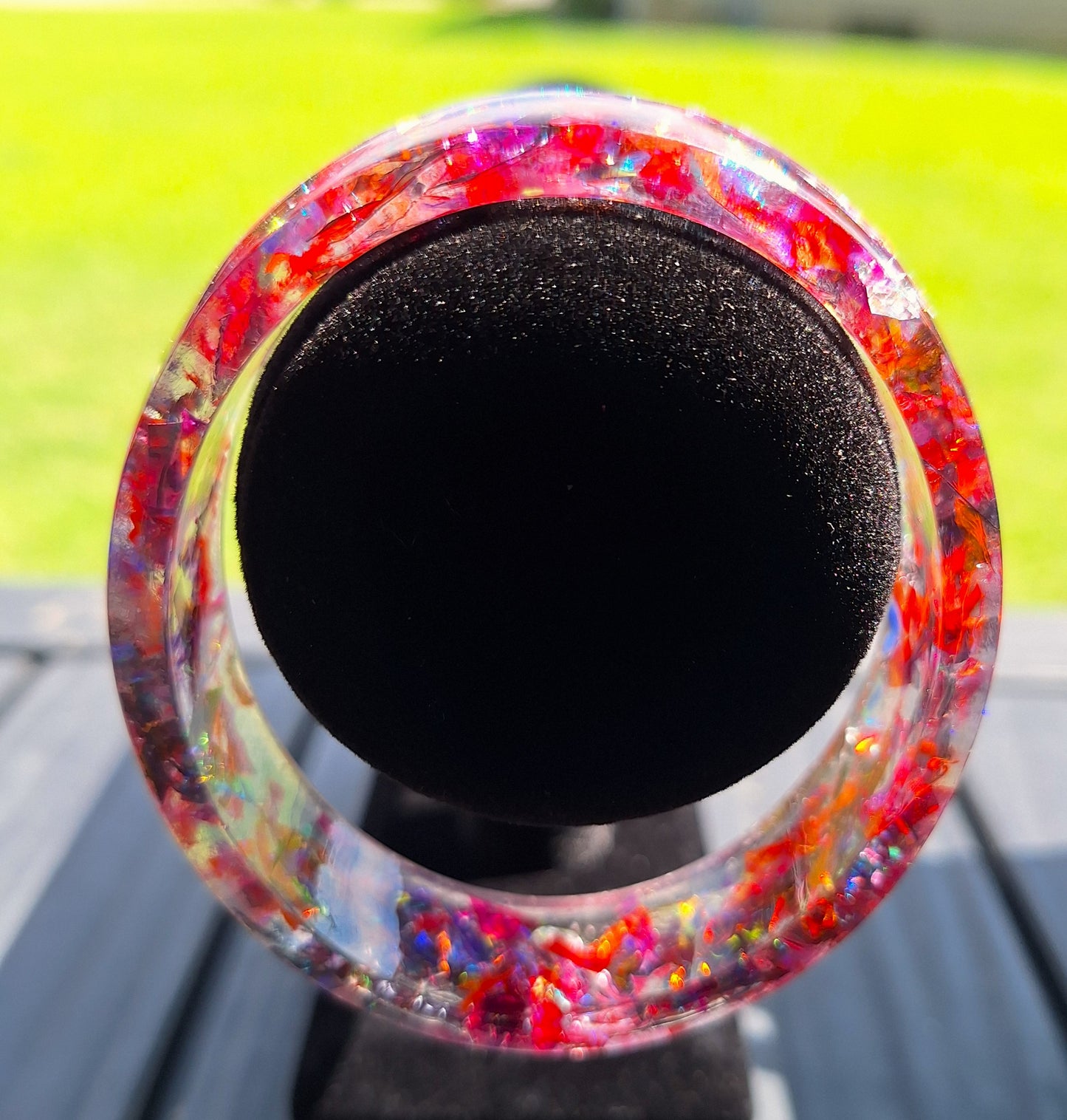 Resin Bangle Bracelet
