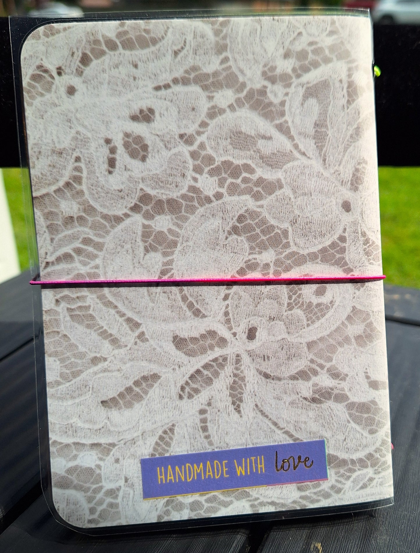 Laminated Travelers Notebook Style Journal
