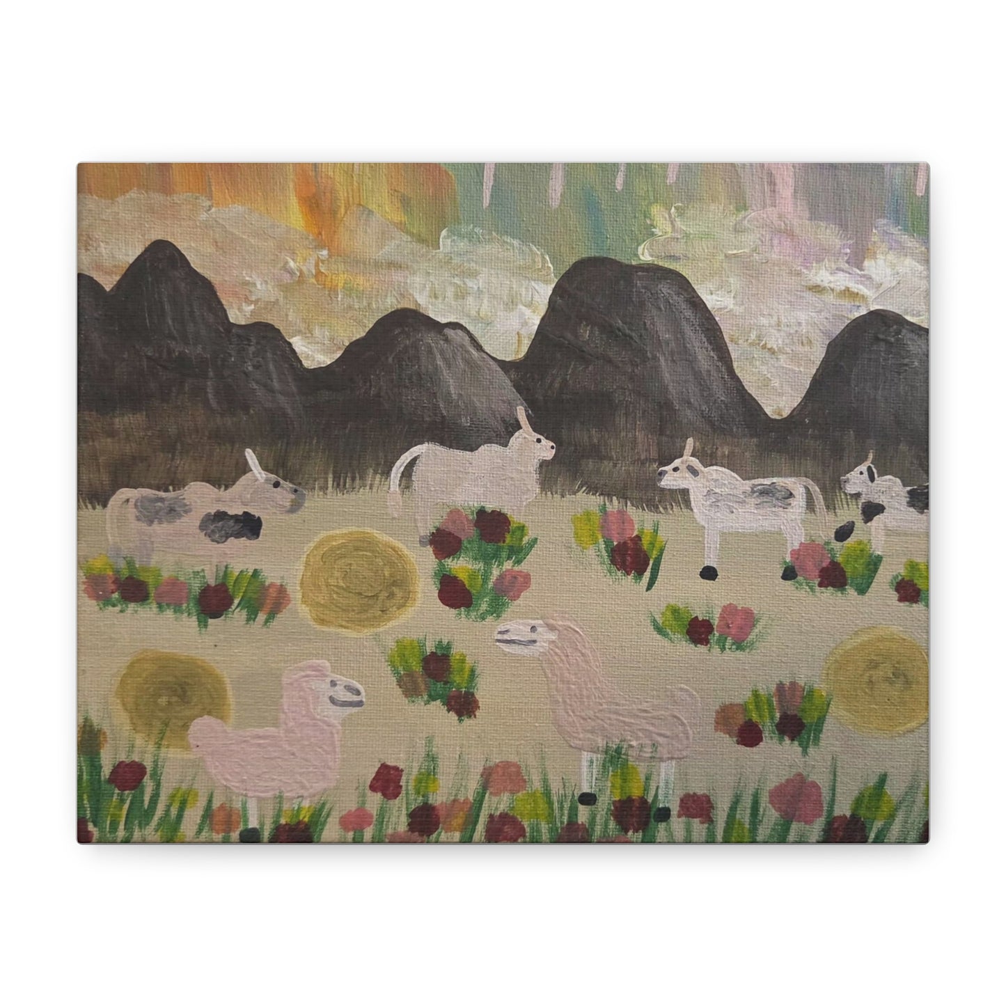 "On The Farm" Canvas Print