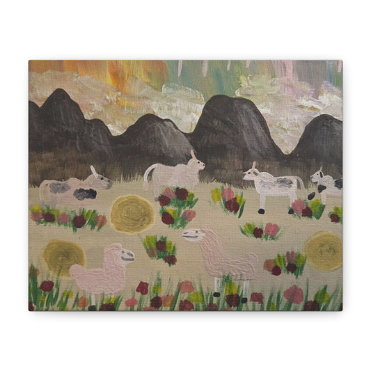 "On The Farm" Canvas Print