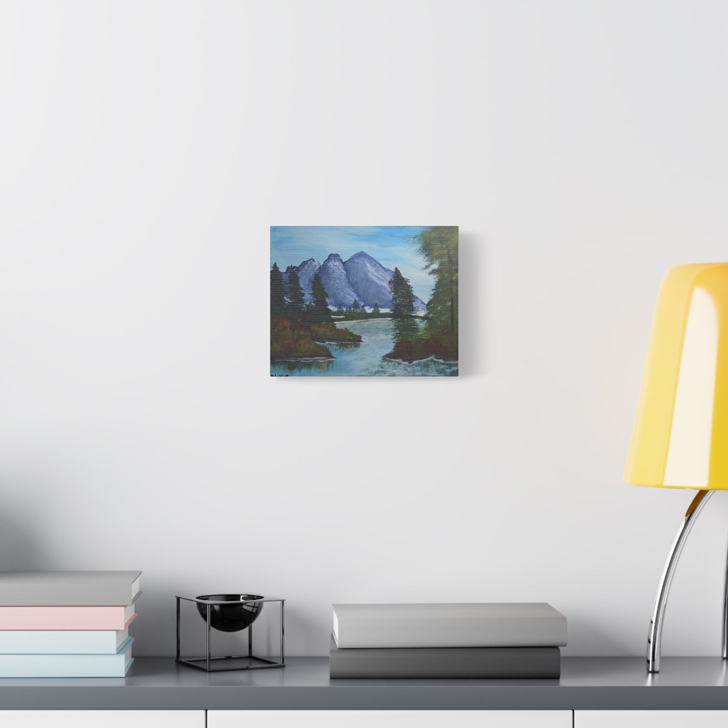 "Cold Mountain Stream" Canvas Print — Matte Stretched Wall Art