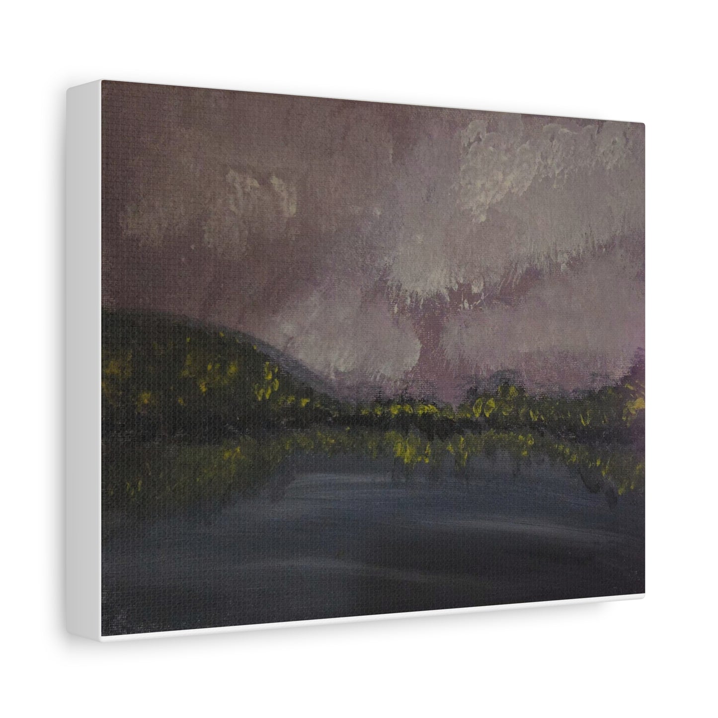 "Stormy Lagoon" — Matte Stretched Canvas Wall Art