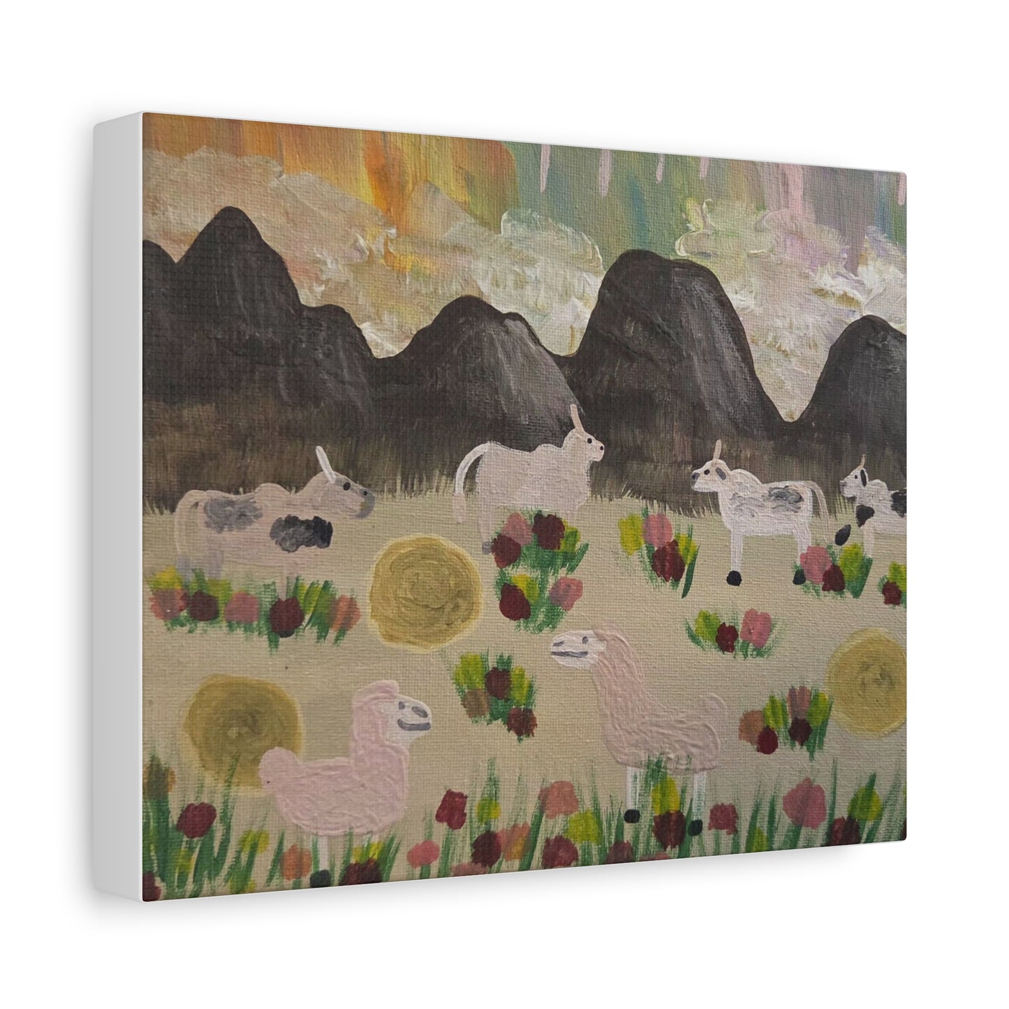 "On The Farm" Canvas Print