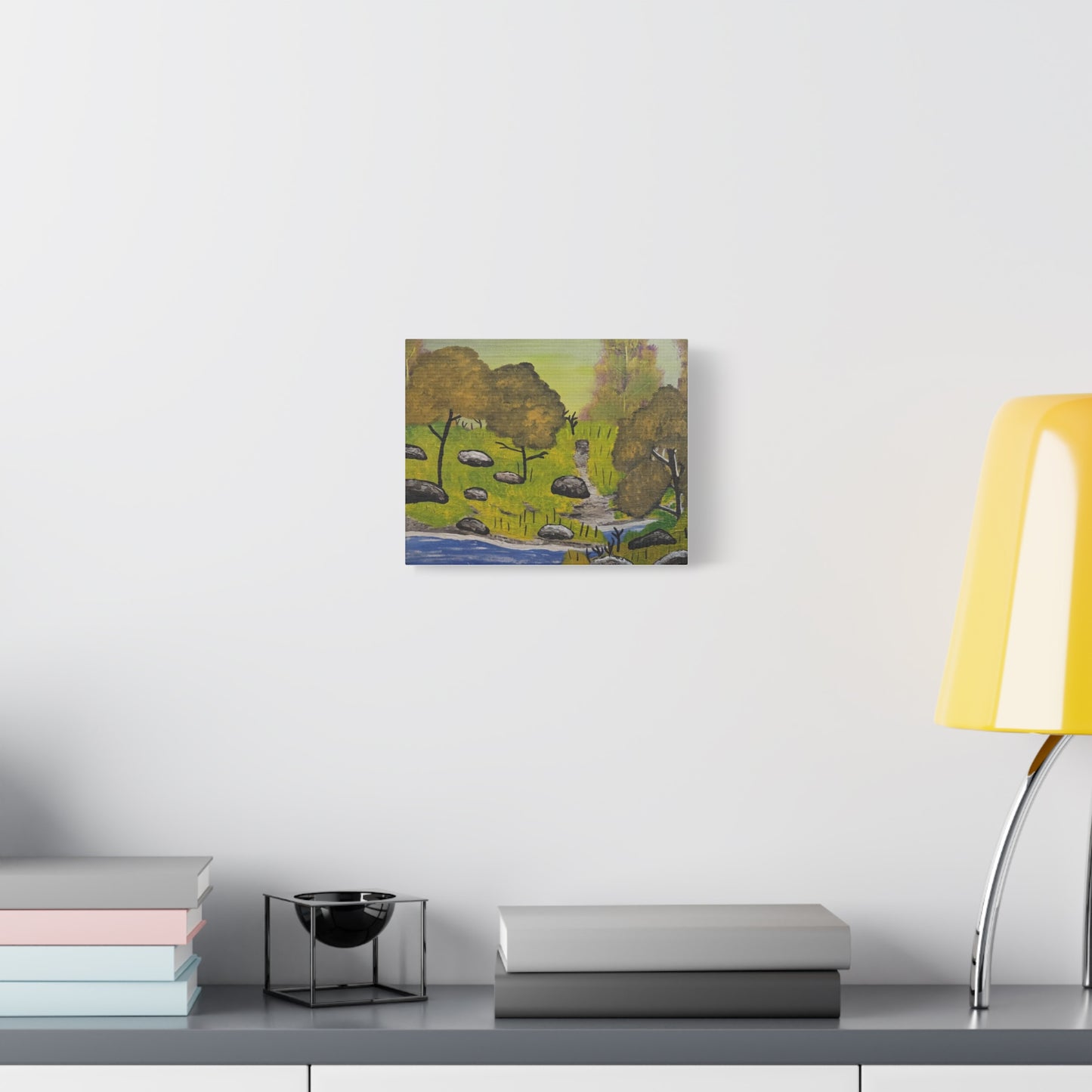 "Rocks" Landscape Canvas — Matte Stretched Wall Art