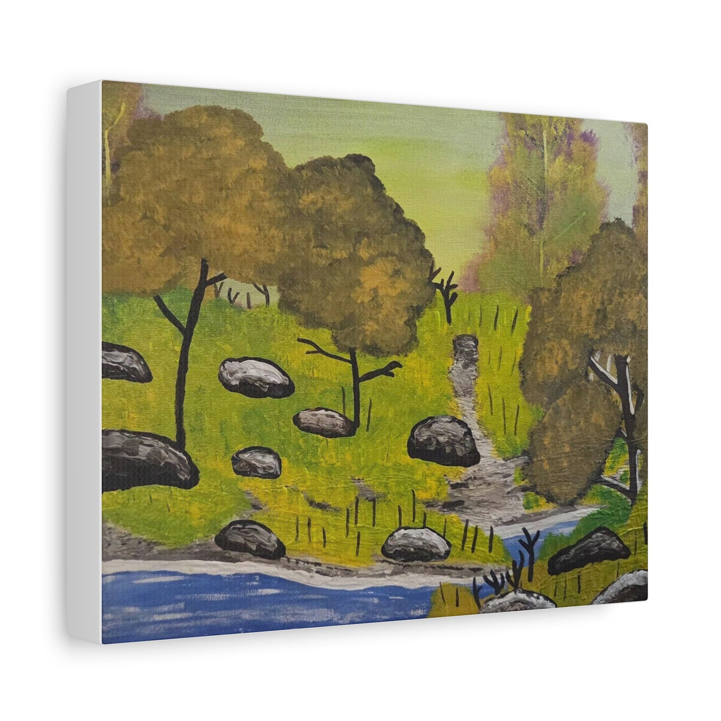 "Rocks" Landscape Canvas — Matte Stretched Wall Art