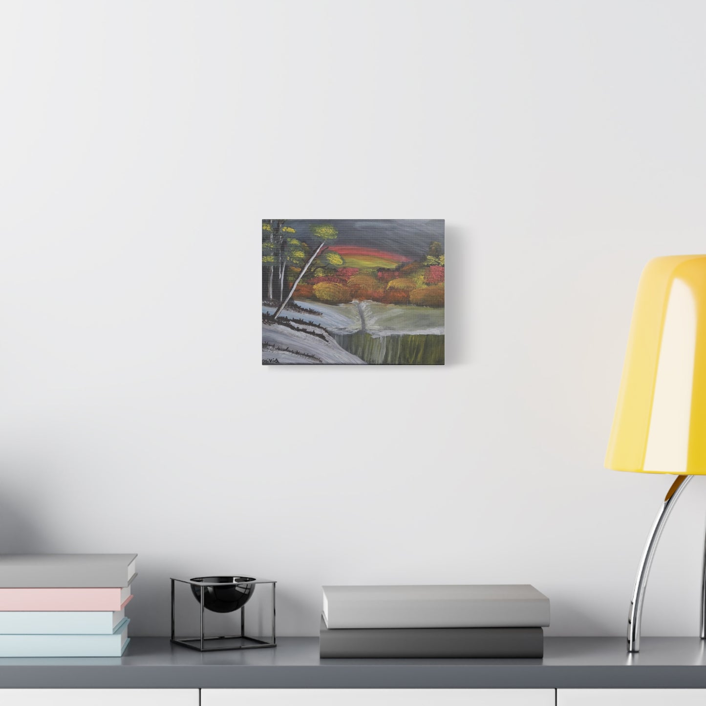 "Early Fall Snow" Canvas Print — Matte Stretched Wall Art