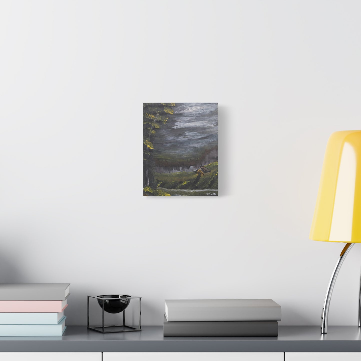"Storm On The Way" Matte Stretched Canvas Wall Art