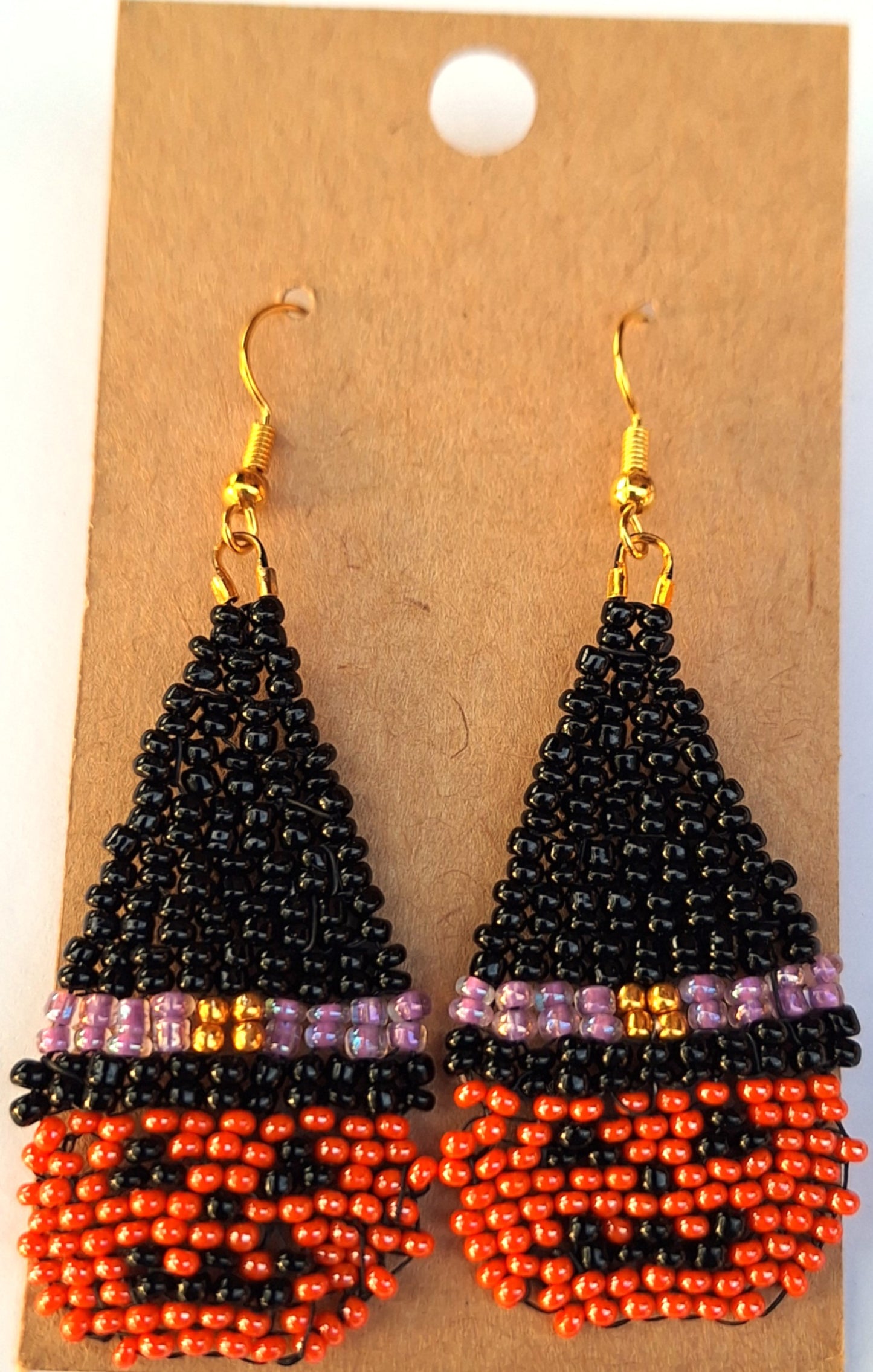 Pumpkin Hat Earrings