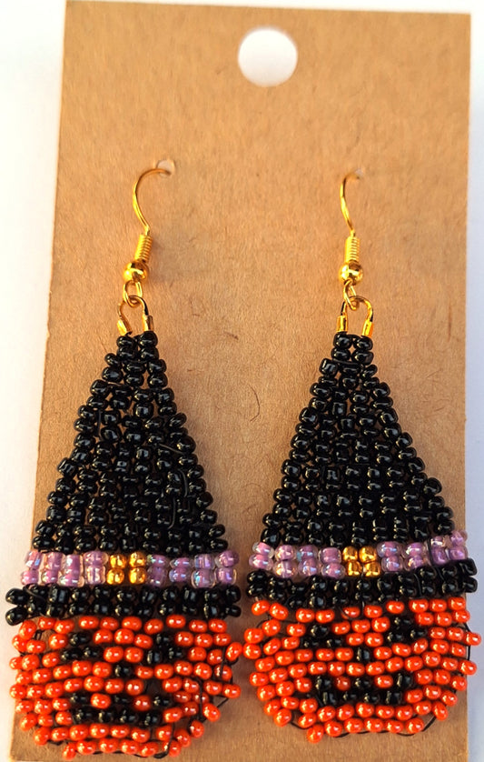 Pumpkin Hat Earrings
