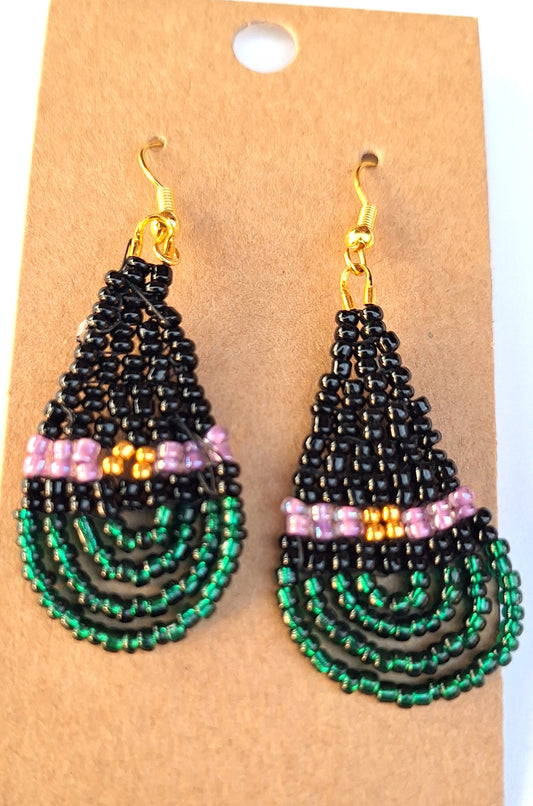 Witch Hat with Green Loops