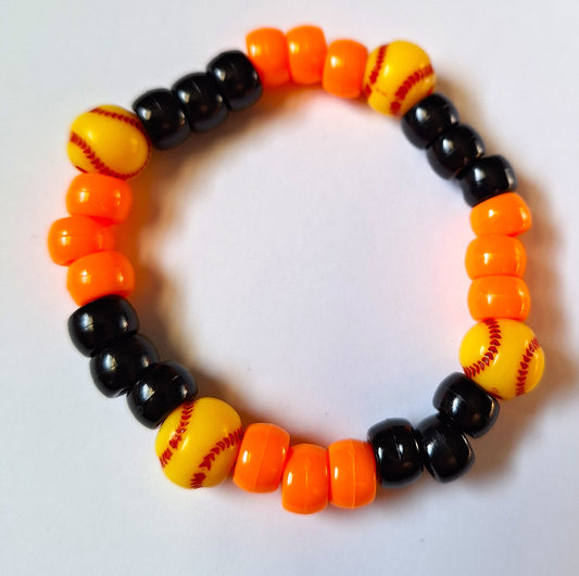 Softball Stretch Bracelet
