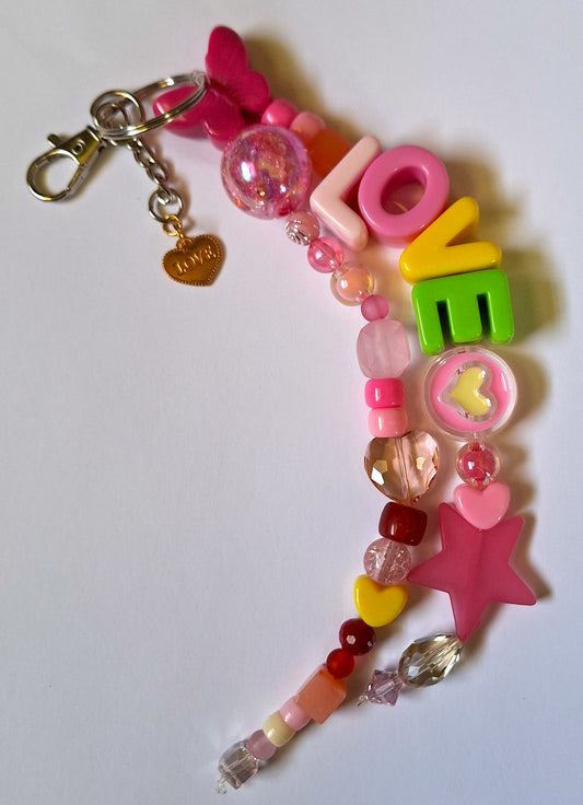 "Love" Bag Charm