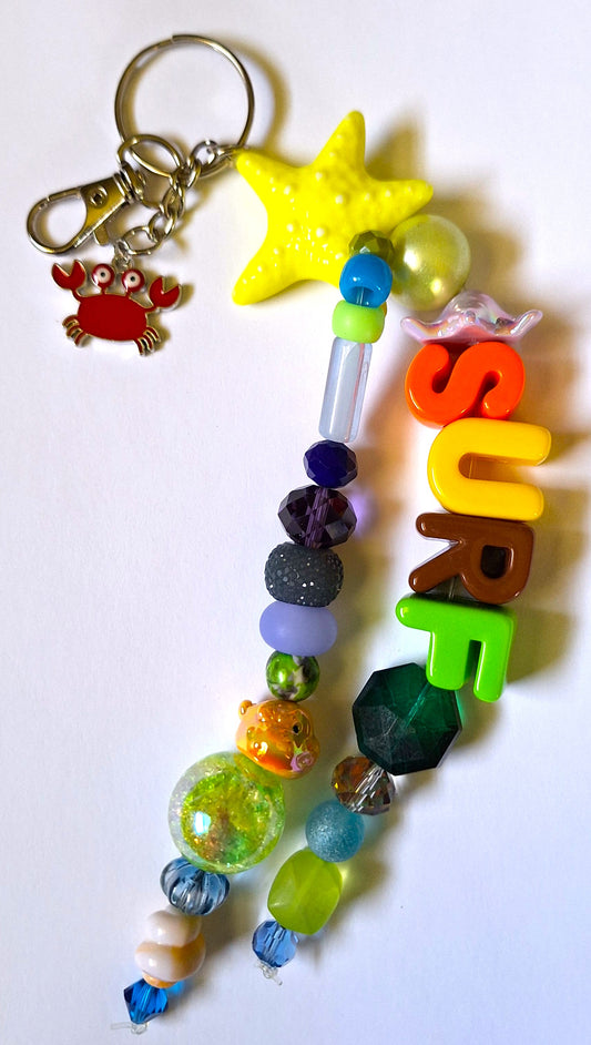 "Surf" Bag Charm (Starfish)