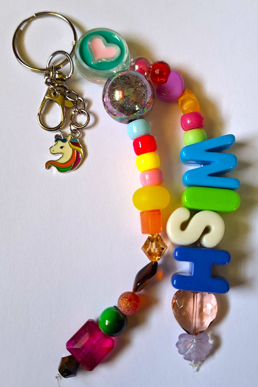 "Wish" Bag Charm