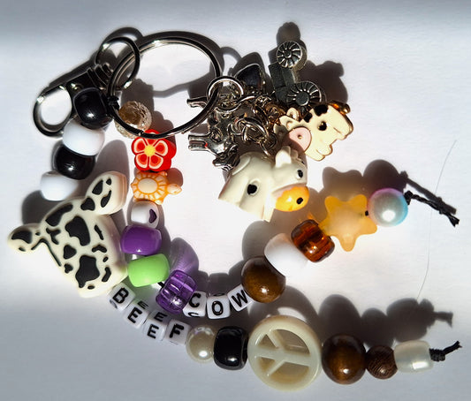 "Beef Cow" Bag Charm