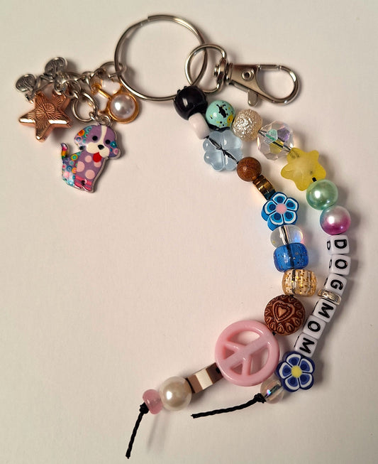 "Dog Mom" Bag Charm