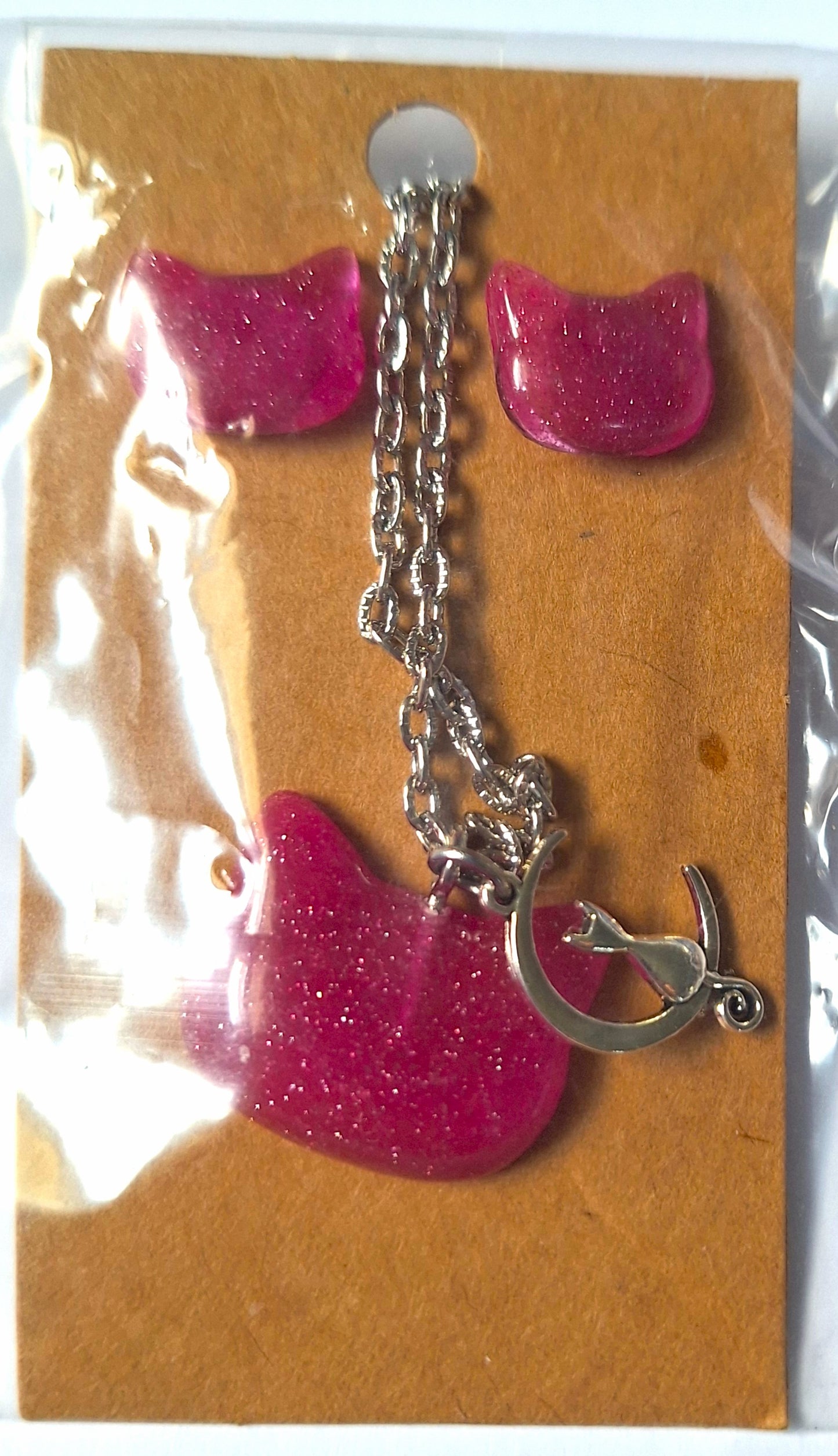 Resin Necklace and Earring Set