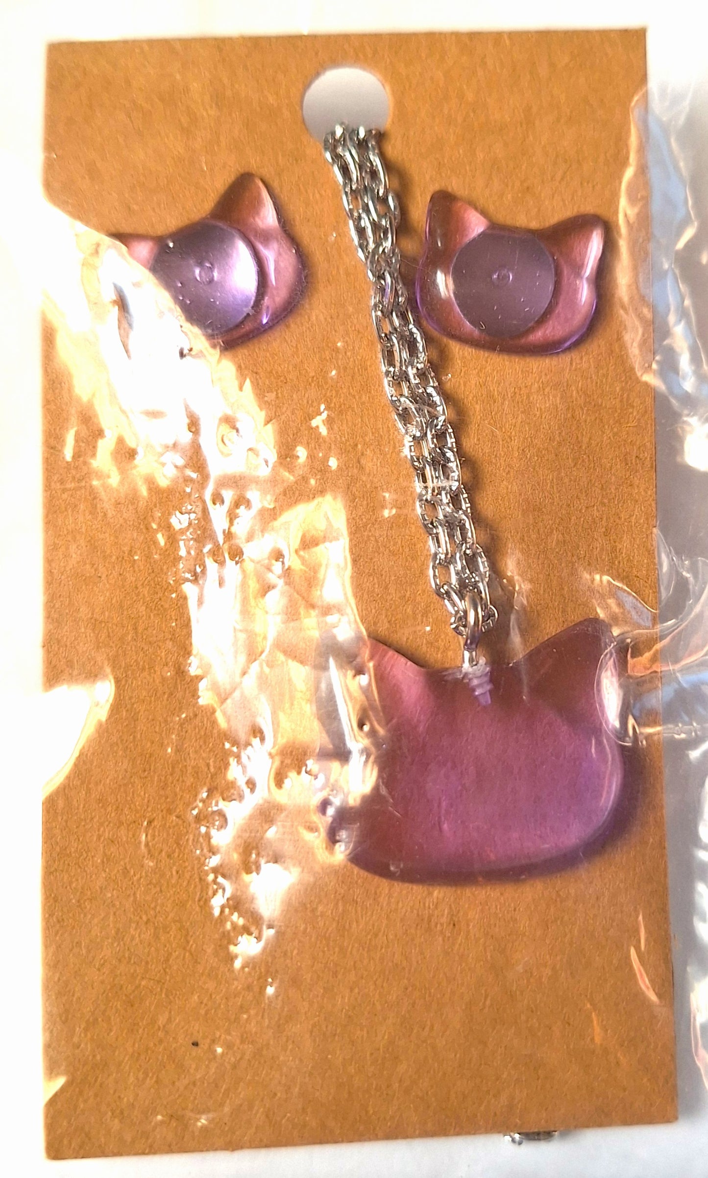 Resin Necklace and Earring Set