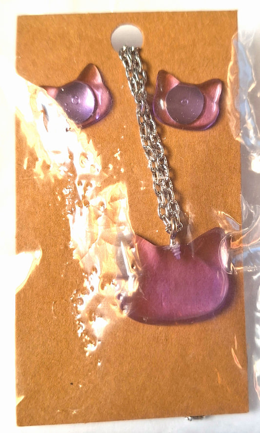 Resin Necklace and Earring Set