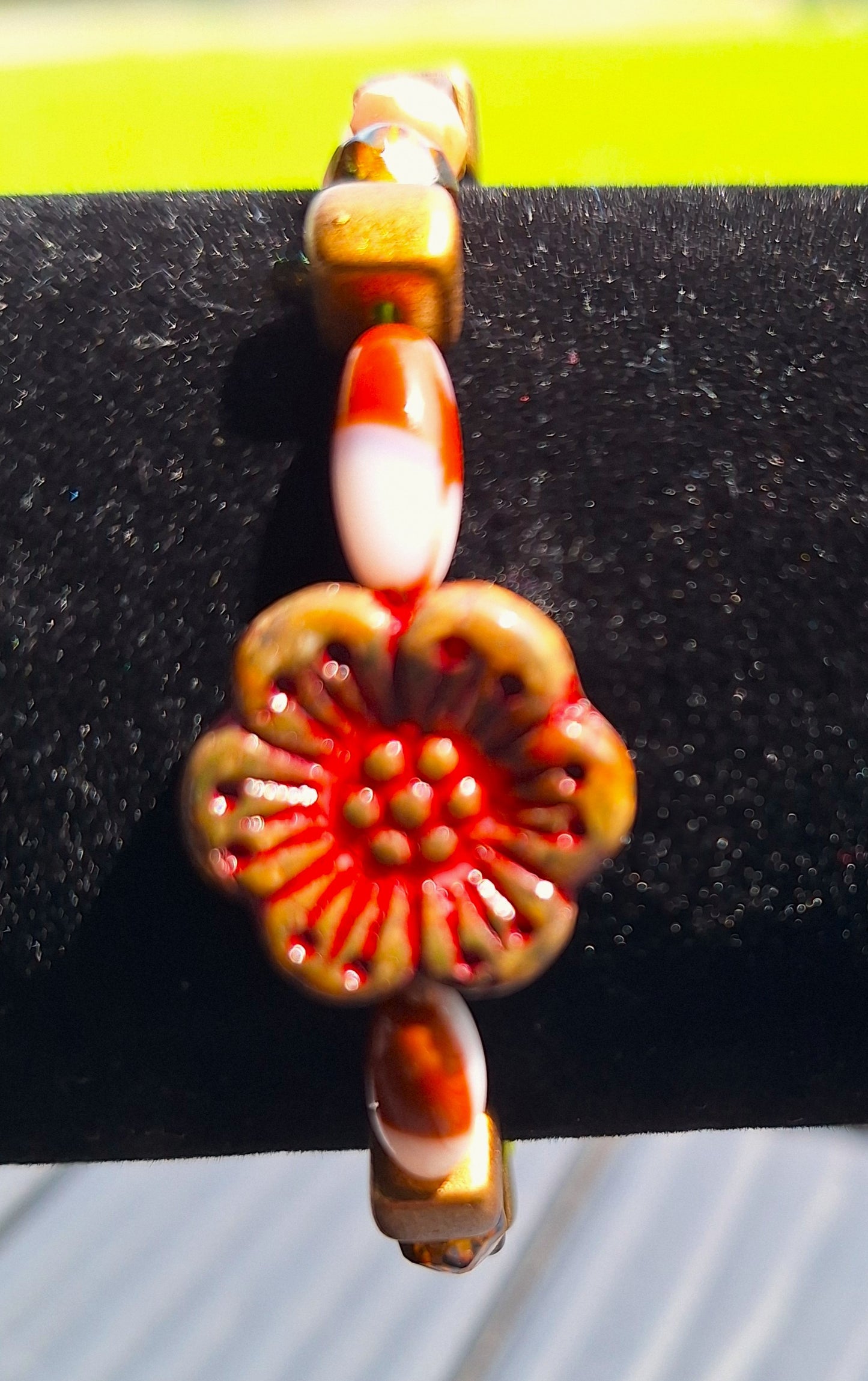 Czech Glass Bead Bracelet