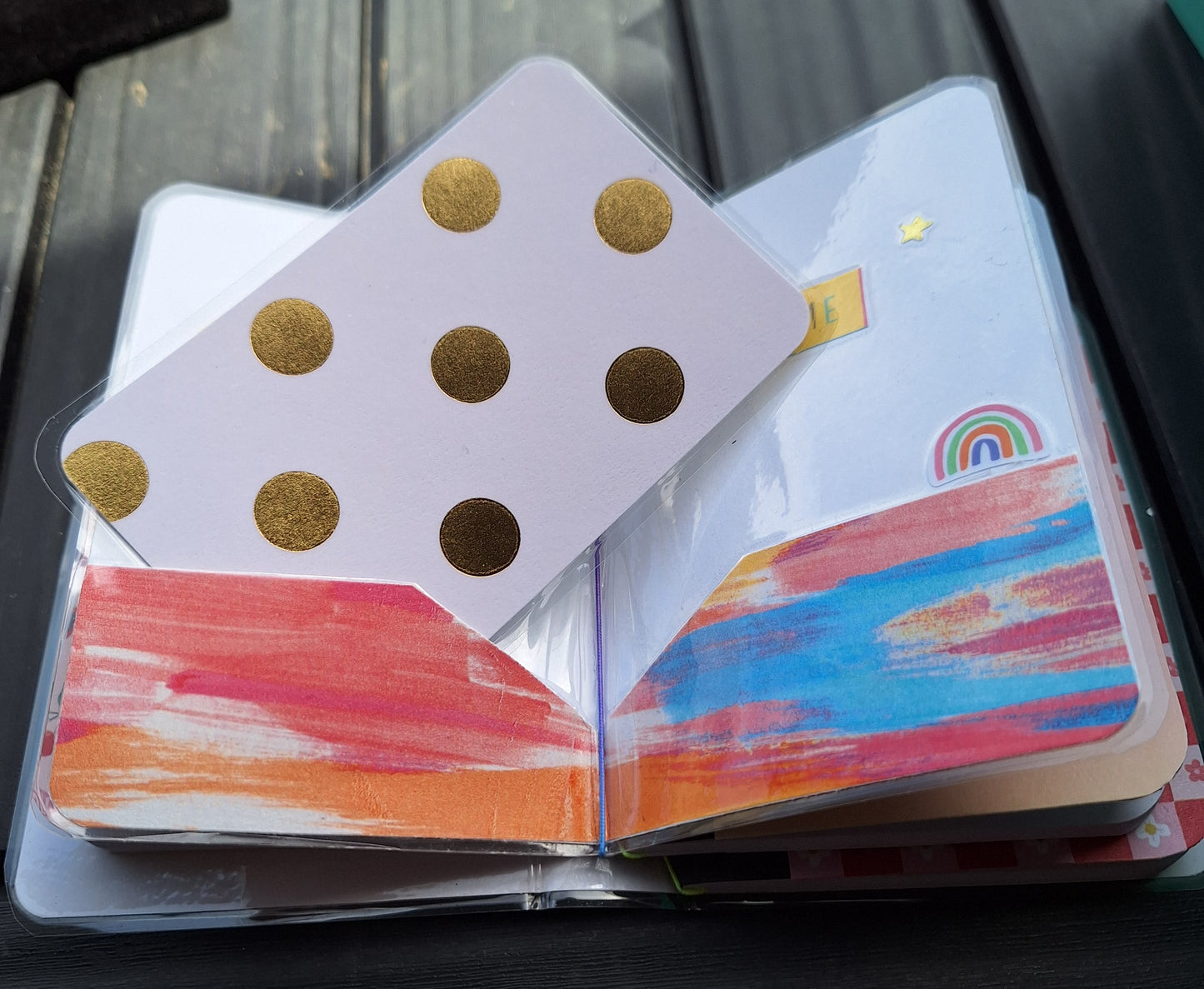 Laminated Travelers Notebook Style Journal