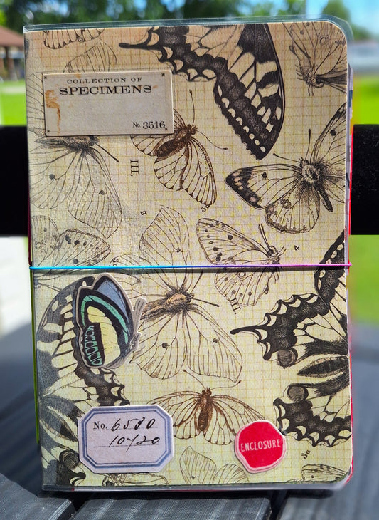 Laminated Travelers Notebook Style Journal