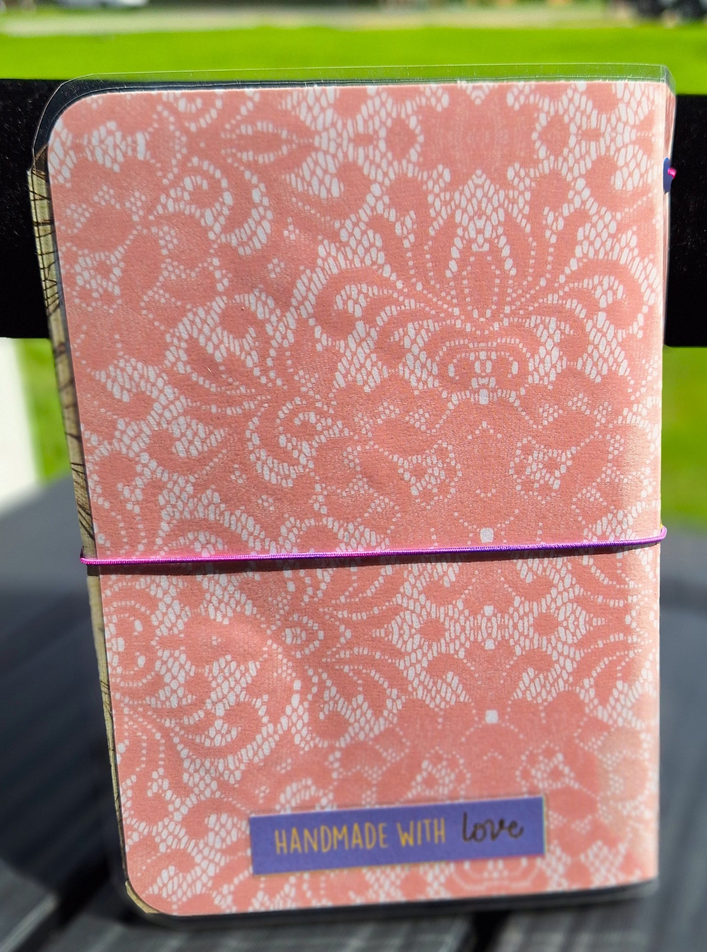 Laminated Travelers Notebook Style Journal