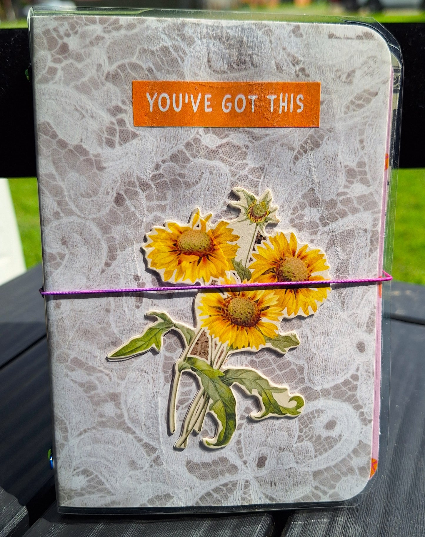 Laminated Travelers Notebook Style Journal