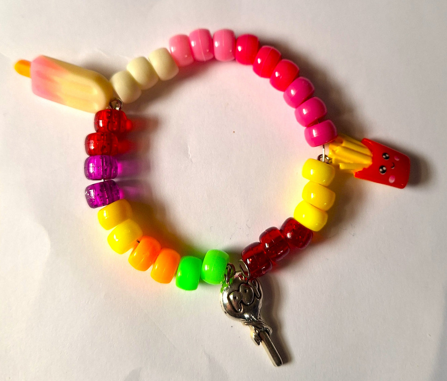 Memory Wire Cuff with Charms
