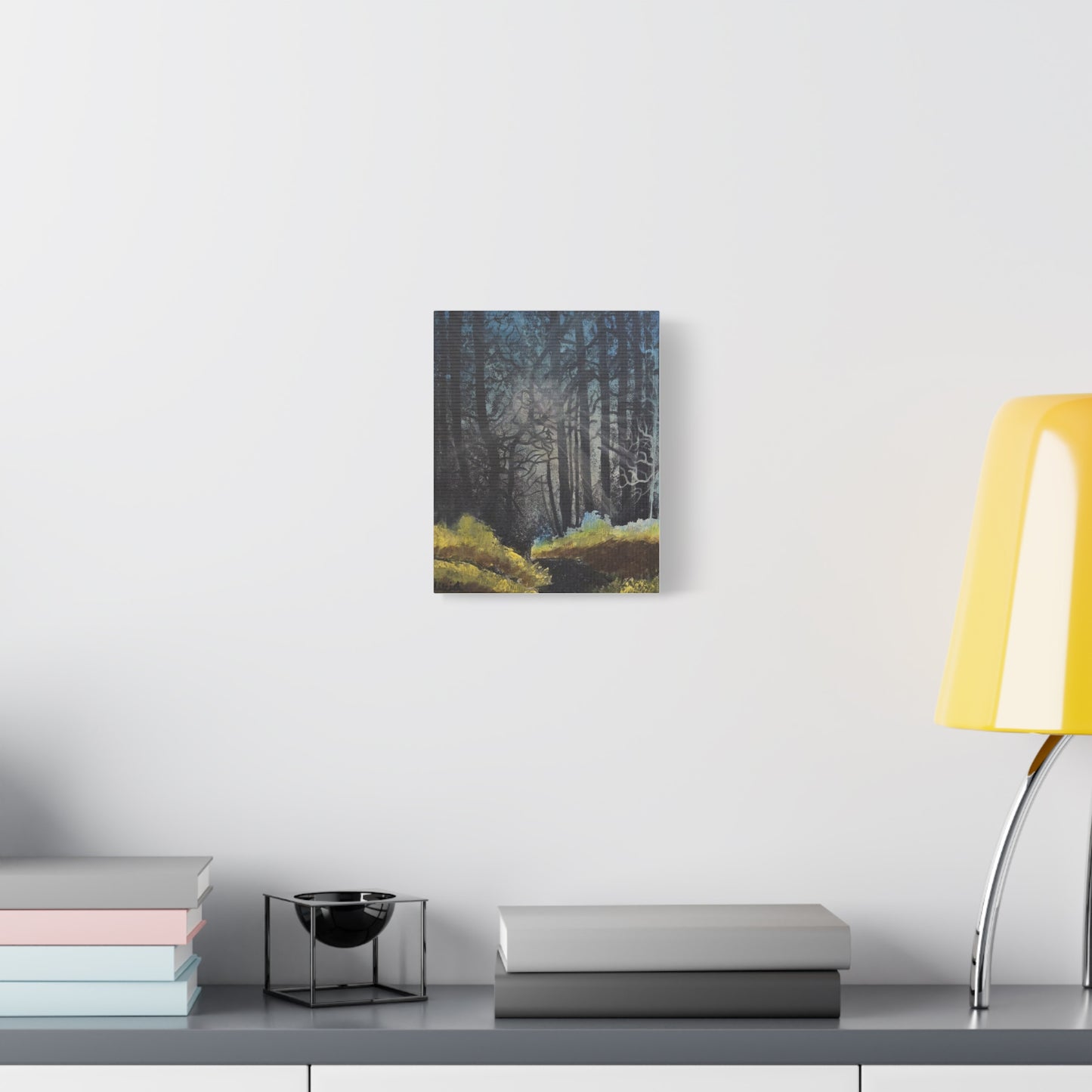 "Dragon Forest" Matte Canvas Print — Dreamy Woodland Wall Art (Stretched 1.25")