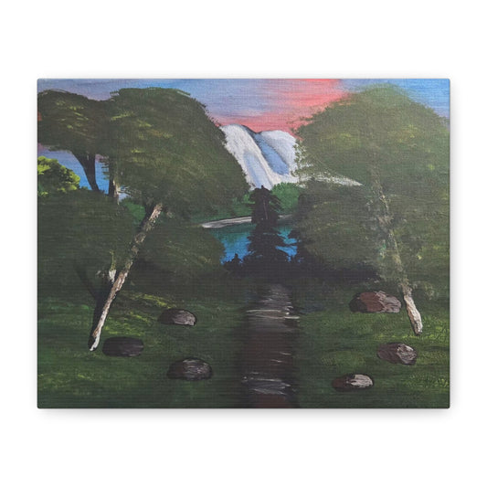 "Down The Creek" — Matte Stretched Wall Art
