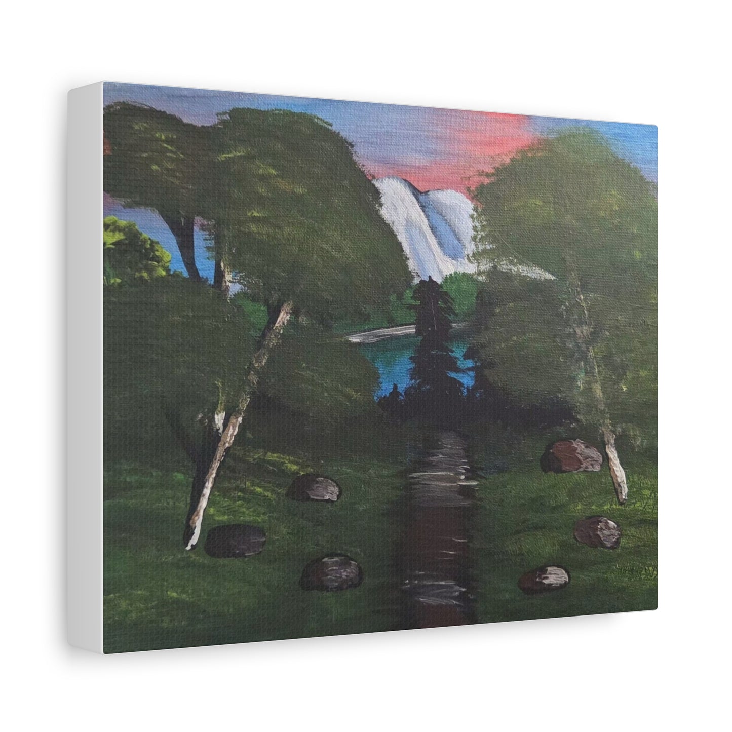 "Down The Creek" — Matte Stretched Wall Art