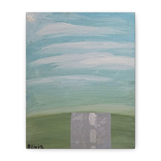 "Country Road" Matte Canvas Wall Art — Landscape, Stretched 1.25"