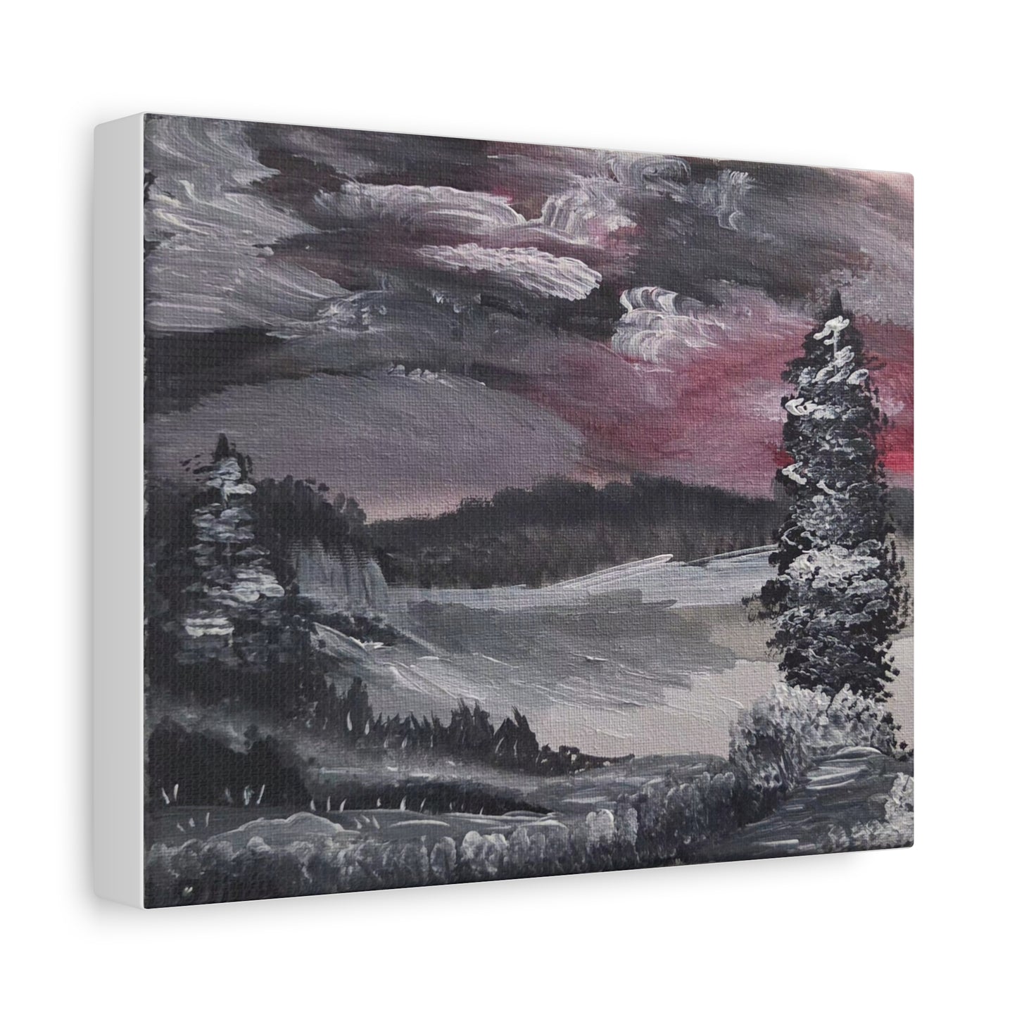 "Winter Storm" Matte Stretched Canvas