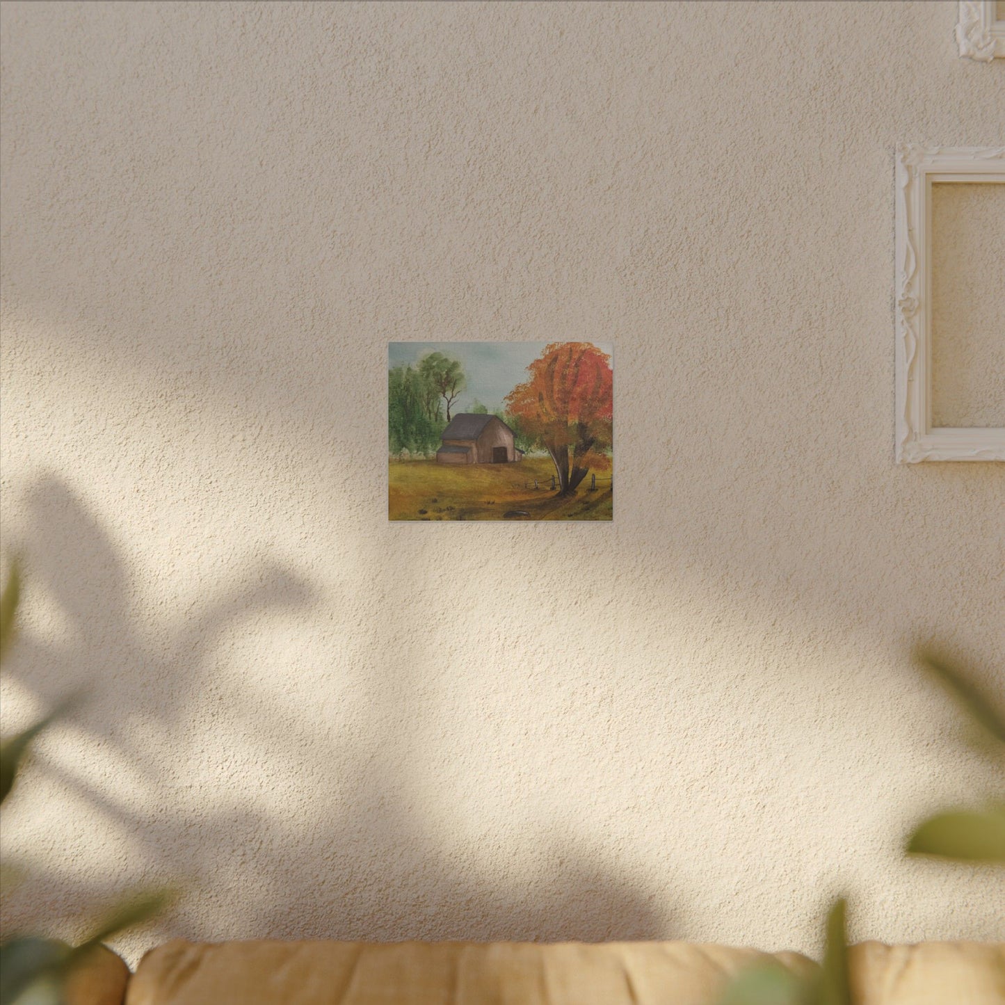 "Brown Barn" Canvas Print — Matte Stretched Wall Art