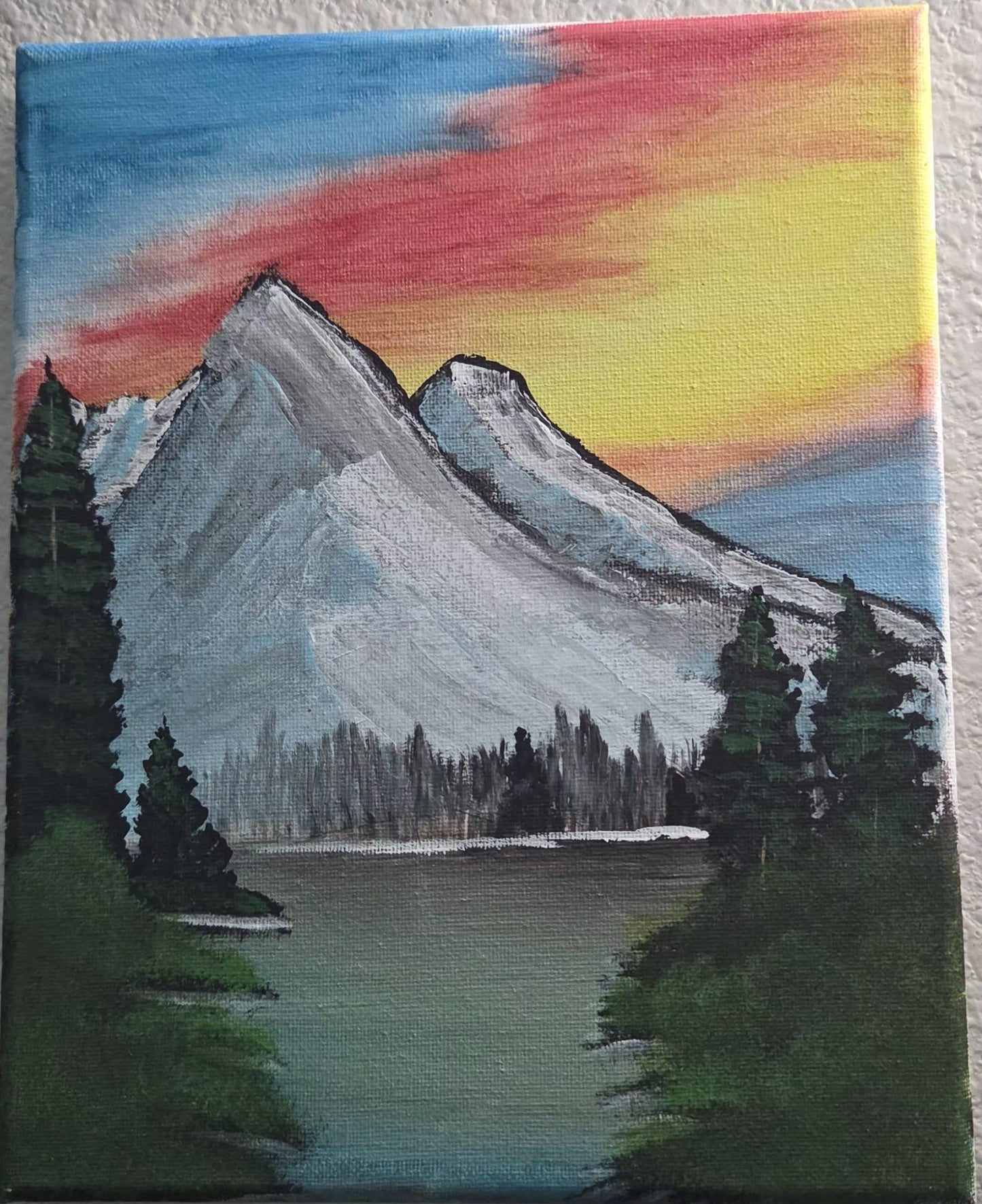 Fiery Mountain Sky
