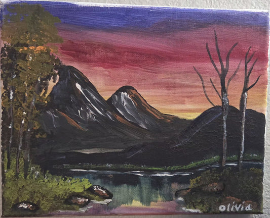 Sunset On The Mountain